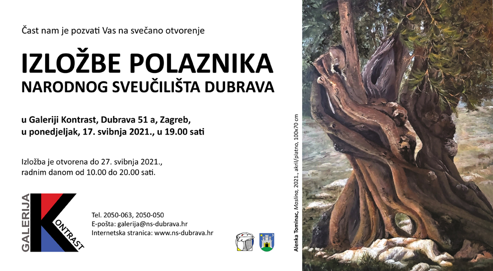 0221 Izlozba Polaznika   Pozivnica 2021